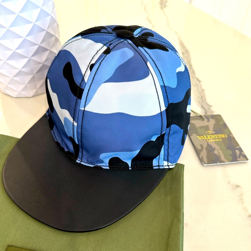 Valentino Garavani Camouflage Baseball Hat
